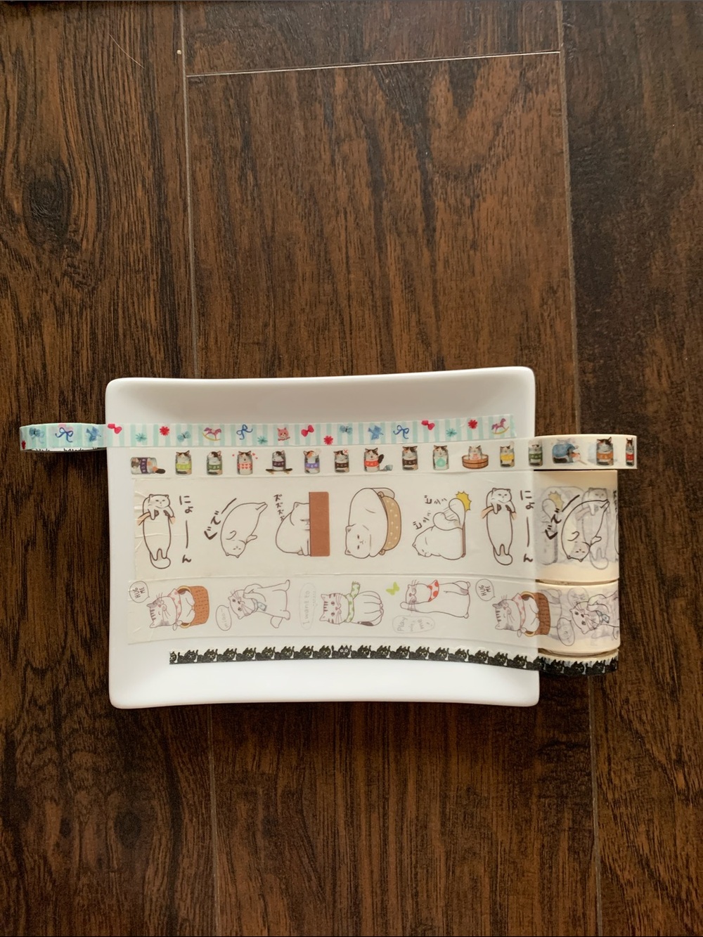 Cute Cat Washi Tape Set - Pastel Accents